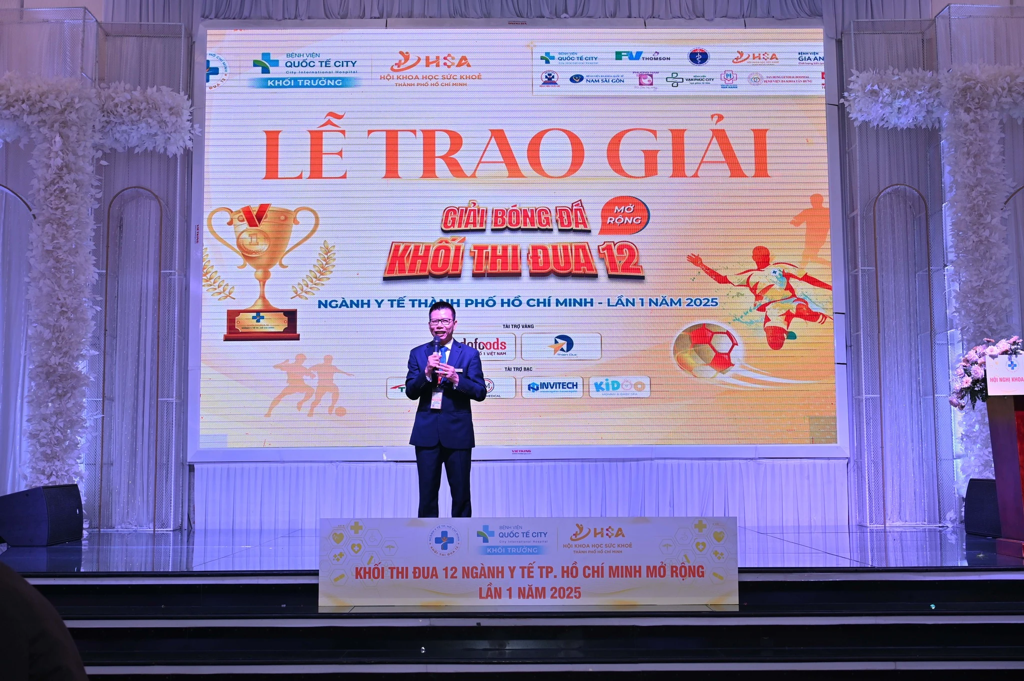 Công bố kết quả giải bóng đá khối thi đua 12 ngành Y Tế TPHCM mở rộng lần 1 Năm 2025