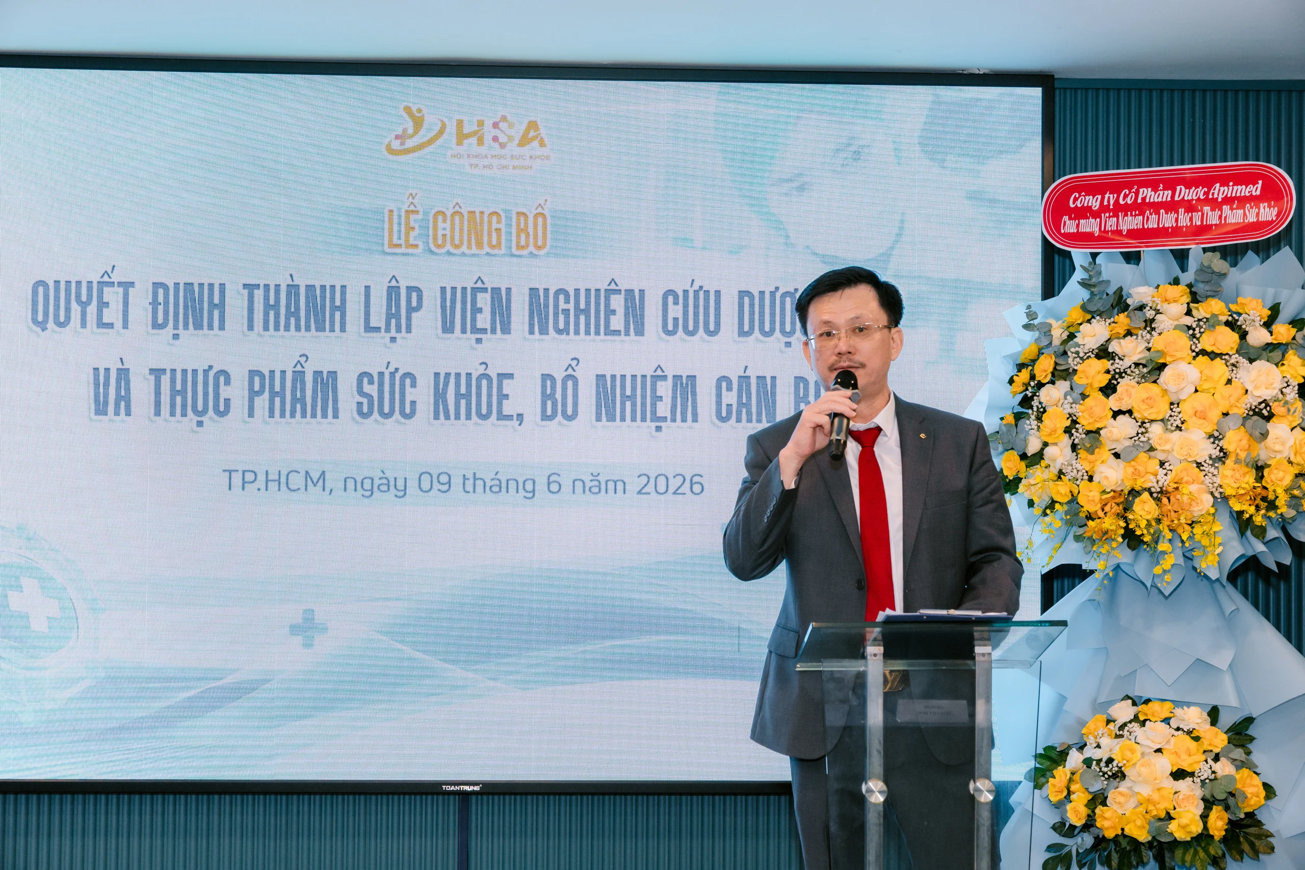 Công bố quyết định thành lập Viện Nghiên cứu Dược học và Thực phẩm Sức khỏe Tp. Hồ Chí Minh 7 Công bố quyết định thành lập Viện Nghiên cứu Dược học và Thực phẩm Sức khỏe Tp. Hồ Chí Minh