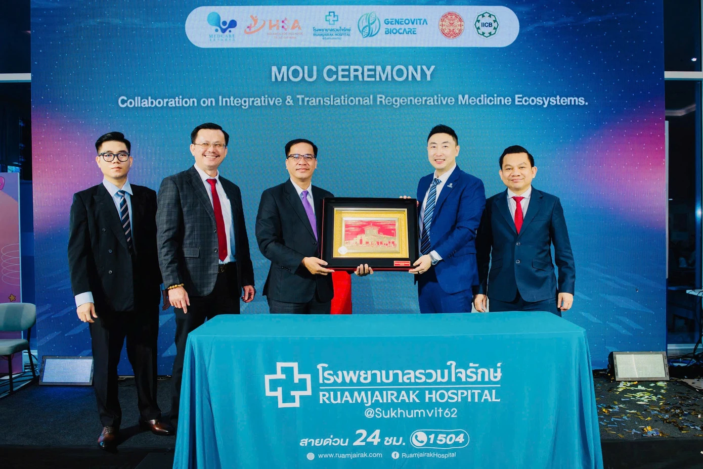 Hội Khoa học Sức khỏe TP.HCM ký kết hợp tác chiến lược với Tập đoàn Geonevita Biocare tại Thái Lan