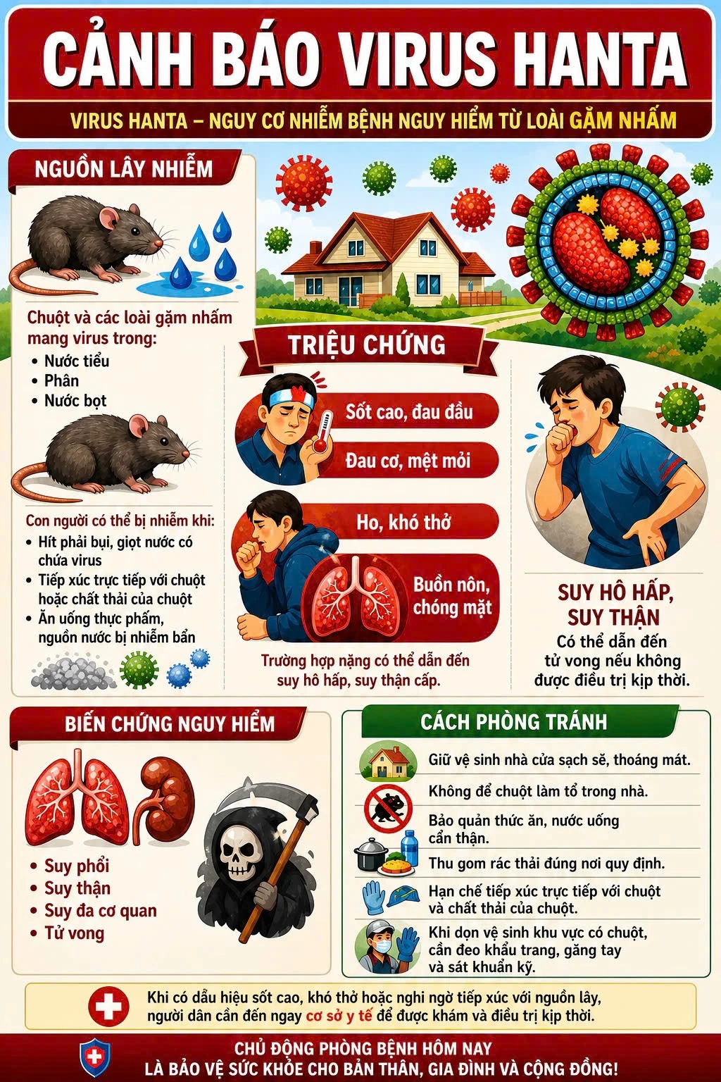 Virus Hanta: những điều cần biết để bảo vệ sức khỏe