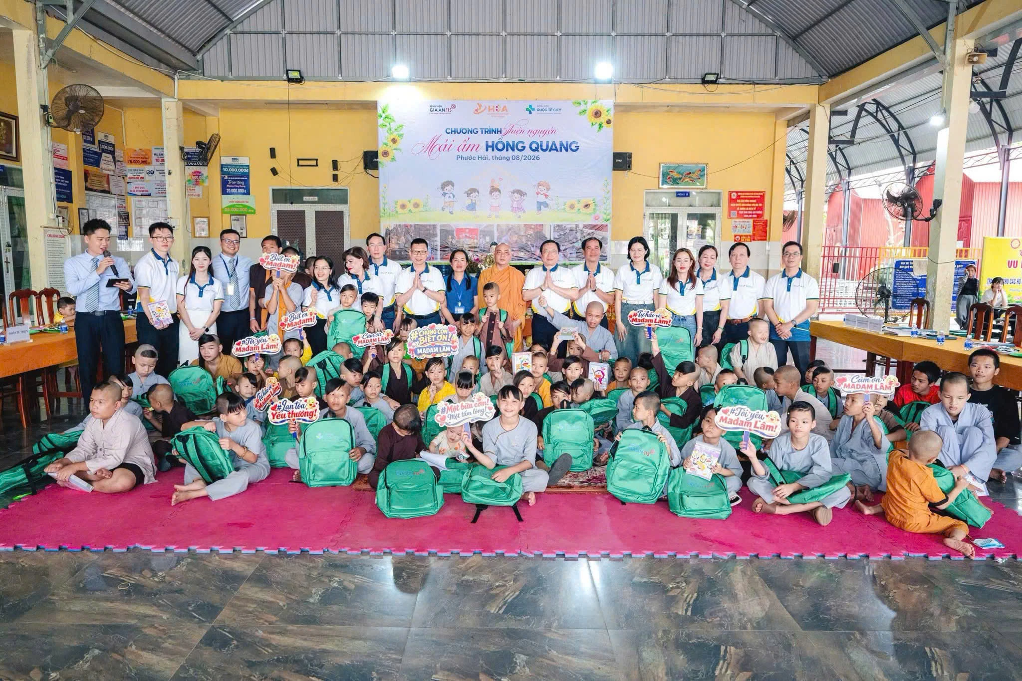 Chung tay sẻ chia – Lan tỏa yêu thương tại Mái ấm Hồng Quang